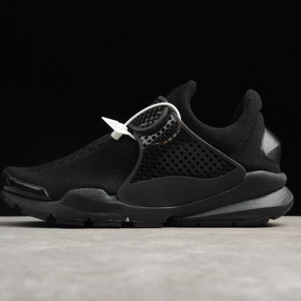 Nike Sock Dart Running Shoes Triple Black NEW - Picture 6 of 6